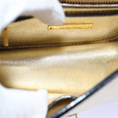 Miu Miu Hand Bag Leather 2way Gold Auth mr186-10