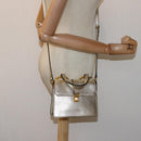 Miu Miu Hand Bag Leather 2way Gold Auth mr186-27