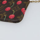 LOUIS VUITTON Monogram Cherry Pochette Cles Coin Purse M95042 LV Auth mr1861V-15
