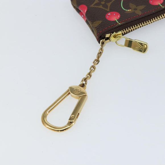 LOUIS VUITTON Monogram Cherry Pochette Cles Coin Purse M95042 LV Auth mr1861V