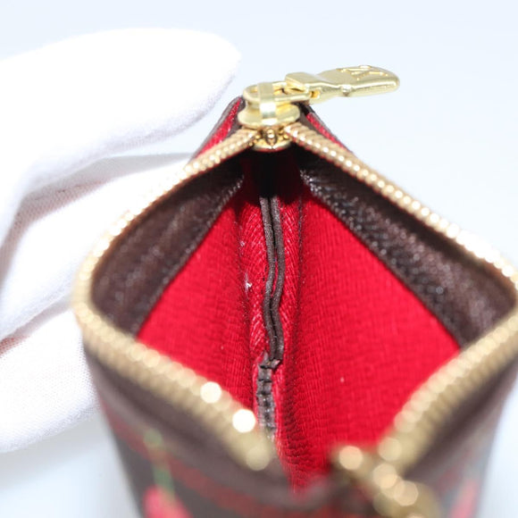 LOUIS VUITTON Monogram Cherry Pochette Cles Coin Purse M95042 LV Auth mr1861V