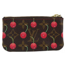 LOUIS VUITTON Monogram Cherry Pochette Cles Coin Purse M95042 LV Auth mr1861V-2