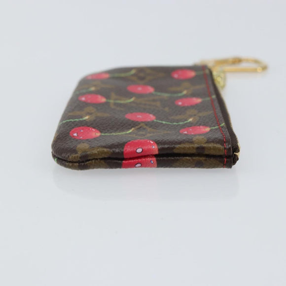 LOUIS VUITTON Monogram Cherry Pochette Cles Coin Purse M95042 LV Auth mr1861V