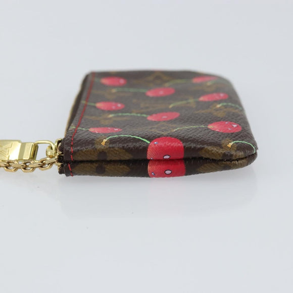 LOUIS VUITTON Monogram Cherry Pochette Cles Coin Purse M95042 LV Auth mr1861V