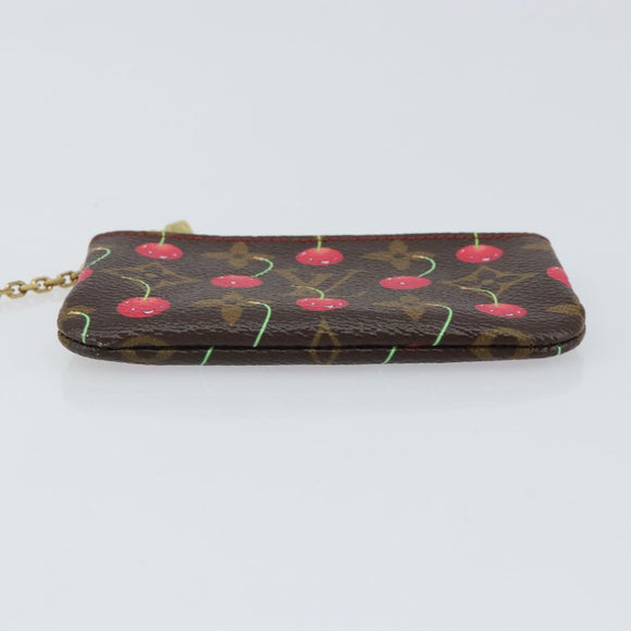LOUIS VUITTON Monogram Cherry Pochette Cles Coin Purse M95042 LV Auth mr1861V
