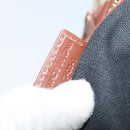 BURBERRY Nova Check Hand Bag PVC Beige Gold Auth mr1864V-20