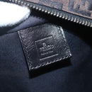 FENDI Zucchino Canvas Hand Bag Black Auth mr1872-17