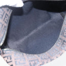FENDI Zucchino Canvas Hand Bag Black Auth mr1872-11