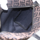 FENDI Zucchino Canvas Hand Bag Black Auth mr1872-18