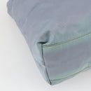 PRADA Hand Bag Nylon Light Blue Silver Auth mr1874-14