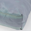PRADA Hand Bag Nylon Light Blue Silver Auth mr1874-15
