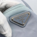 PRADA Hand Bag Nylon Light Blue Silver Auth mr1874-17