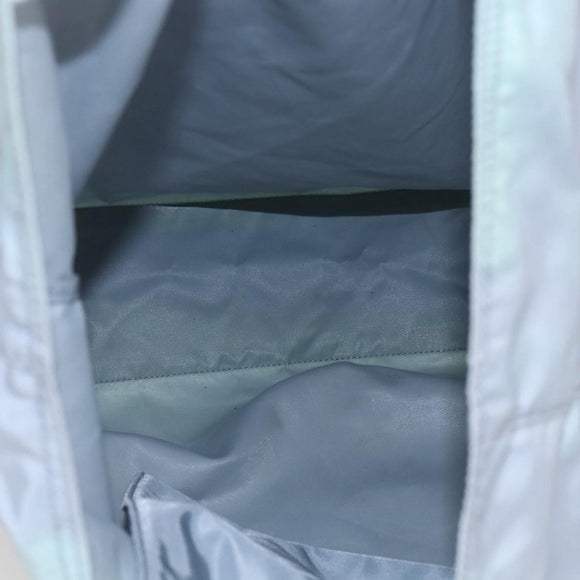PRADA Hand Bag Nylon Light Blue Silver Auth mr1874