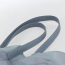 PRADA Hand Bag Nylon Light Blue Silver Auth mr1874-8