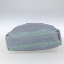 PRADA Hand Bag Nylon Light Blue Silver Auth mr1874-5
