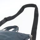 PRADA Tote Bag Leather Navy Silver Auth mr1876-15