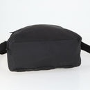 PRADA Sports Hand Bag Nylon 2way Black Silver Auth mr1877-5