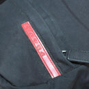 PRADA Sports Hand Bag Nylon 2way Black Silver Auth mr1877-19