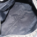 Christian Dior Trotter Canvas Boston Bag Black Silver Auth mr1878-17