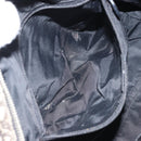Christian Dior Trotter Canvas Boston Bag Black Silver Auth mr1878-21