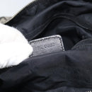 Christian Dior Trotter Canvas Boston Bag Black Silver Auth mr1878-23