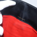 GUCCI Hand Bag Leather Black gold 406 000 1080 Auth mr1883-24