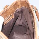 GUCCI GG Canvas Jackie Hand Bag Beige Gold 145817 Auth mr1884-19
