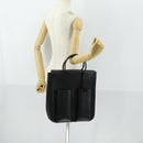 GUCCI Hand Bag Leather Black Silver 002 1118 0462 Auth mr1888-22