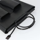 GUCCI Hand Bag Leather Black Silver 002 1118 0462 Auth mr1888-6
