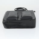 GUCCI Hand Bag Leather Black Silver 002 1118 0462 Auth mr1888-9