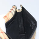 Burberrys Nova Check Clutch Bag PVC Beige Auth mr1890-18