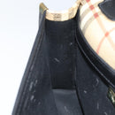 Burberrys Nova Check Clutch Bag PVC Beige Auth mr1890-19