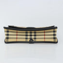 Burberrys Nova Check Clutch Bag PVC Beige Auth mr1890-6