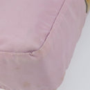 PRADA Shoulder Bag Nylon Pink Silver Auth mr1900-9