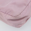 PRADA Shoulder Bag Nylon Pink Silver Auth mr1900-14