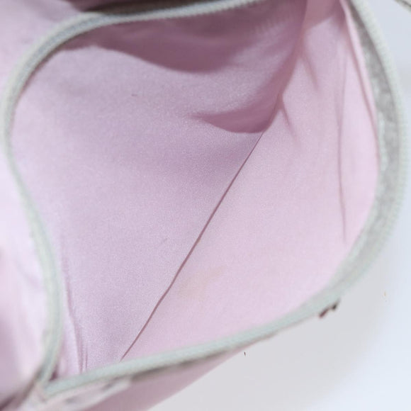 PRADA Shoulder Bag Nylon Pink Silver Auth mr1900