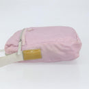 PRADA Shoulder Bag Nylon Pink Silver Auth mr1900-4