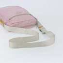 PRADA Shoulder Bag Nylon Pink Silver Auth mr1900-7