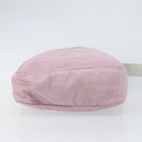PRADA Shoulder Bag Nylon Pink Silver Auth mr1900-5
