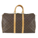 LOUIS VUITTON Monogram Keepall 45 Boston Bag M41428 LV Auth mr1913-13
