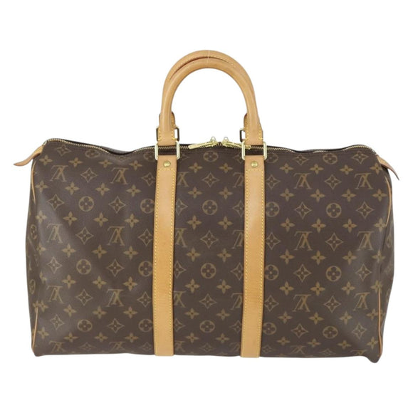 LOUIS VUITTON Monogram Keepall 45 Boston Bag M41428 LV Auth mr1913