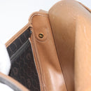 Christian Dior Honeycomb Canvas Shoulder Bag Black Gold Auth mr1916-20