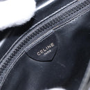CELINE Shoulder Bag Leather Black Gold Auth mr1919-18