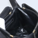 CELINE Shoulder Bag Leather Black Gold Auth mr1919-19