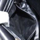 CELINE Shoulder Bag Leather Black Gold Auth mr1919-22