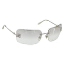 CHANEL Sunglasses plastic Silver 4017-D CC Auth mr1920V-1