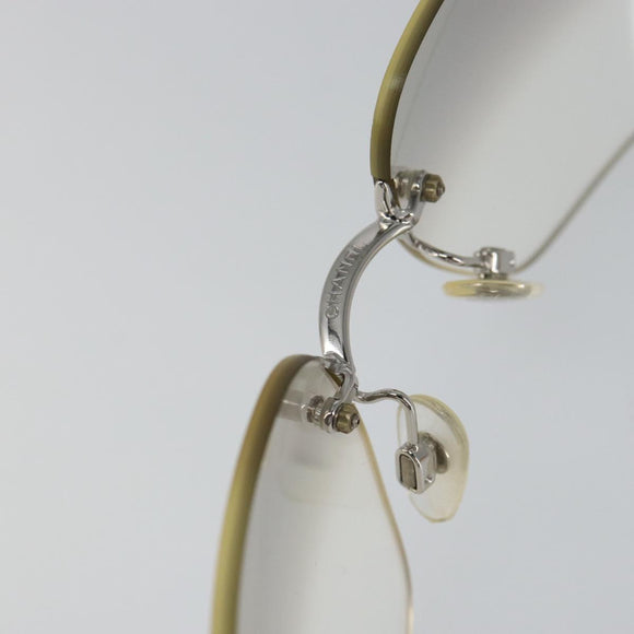 CHANEL Sunglasses plastic Silver 4017-D CC Auth mr1920V