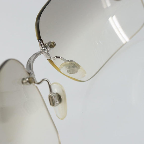 CHANEL Sunglasses plastic Silver 4017-D CC Auth mr1920V