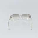 CHANEL Sunglasses plastic Silver 4017-D CC Auth mr1920V-3