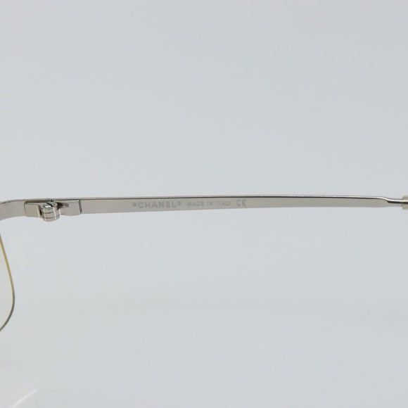 CHANEL Sunglasses plastic Silver 4017-D CC Auth mr1920V